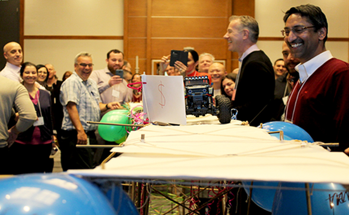 bridge builders challenges colleagues to work together and solve problems
