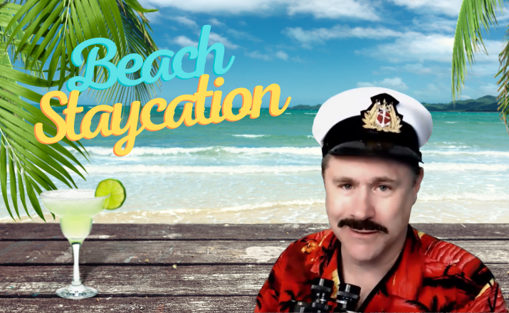 Beach Staycation trivia team building main image