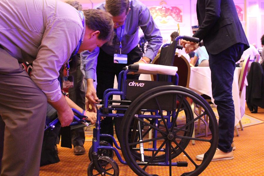 Wheelchairs for Charity Event Outback Team Building & Training