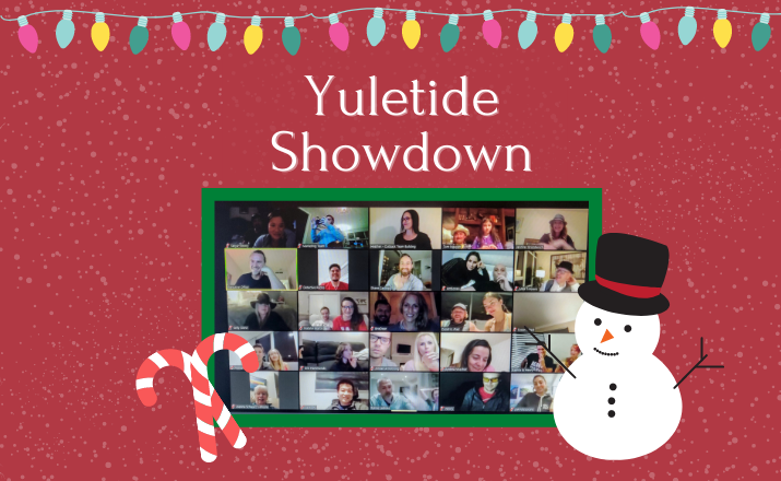 virtual yuletide showdown is a fun and unique holiday team building activity