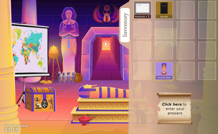 Virtual Escape Room Mummys Curse gameplay image 3