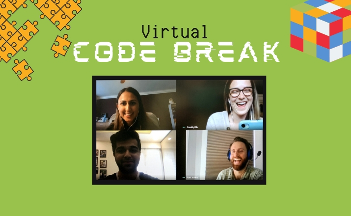 virtual code break is a cerebral and collaborative virtual team building activity