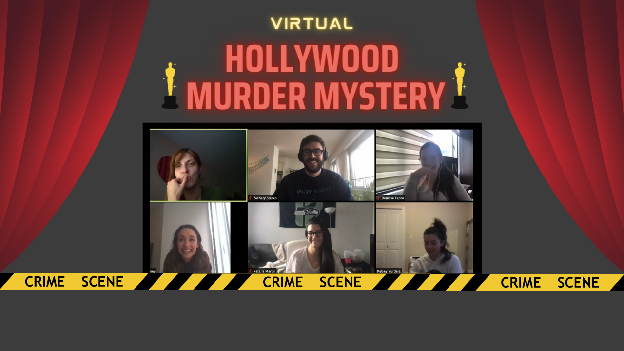 Virtual Hollywood Murder Mystery Activity
