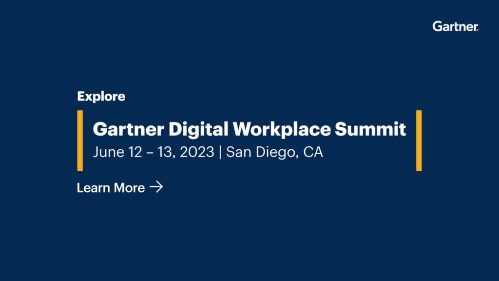 Gartner Digital Workplace Summit